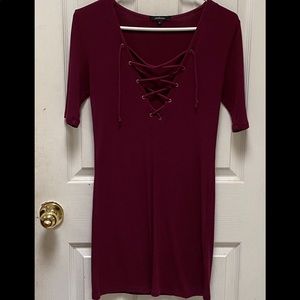 Maroon Dress